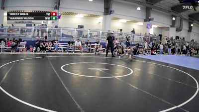 60 lbs Quarterfinal - Rocky Molis, Vici Wrestling Club vs Maximus Wilson, Liberty Warriors Wrestling Club