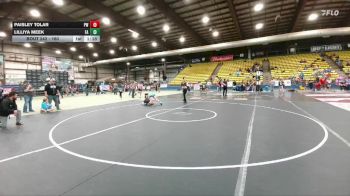 160 lbs Round 5 - Paisley Tolar, Peak Wrestling vs Lilliya Meek, Faulkton Area