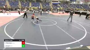 55 lbs Quarterfinal - Tayvin Pakootas, Okanogan Underground vs Jordy Smart, Ravage