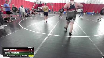 285 lbs Round 2 (6 Team) - Zayne Wenger, Maysville vs Hunter Richmond, Canton C-Hawks A