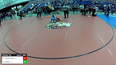 14U Boys - 96 lbs Cons. Round 3 - Porter McCormick, Michigan Matcat Wrestling Club vs Harry Scott, Contenders Wrestling Academy