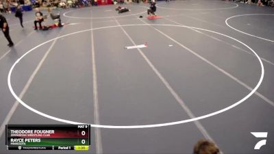 52-57 lbs Quarterfinal - Theodore Fougner, Zimmerman Wrestling Club vs Rayce Peters, Minnesota