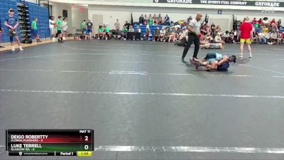 80 lbs Round 1 (6 Team) - Deigo Robertty, Florida Punishers vs Luke Terrell, Glasgow WA