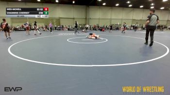 92 lbs 5th Place - Wes Nickell, OK Elite 12U Black vs Channing Cherney, Storm 12U