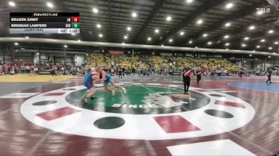 215 lbs Semifinal - Brendan Lamfers, Sioux Center Riptide vs Braden Jundt, Laker Wrestling