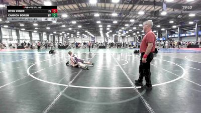 132 lbs Consi Of 64 #2 - Ryan Vance, PA vs Cannon Boren, WY
