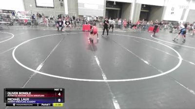 119 lbs Cons. Round 3 - Oliver Bongle, Poynette Panther Youth Wrestling vs Michael Laux, Askren Wrestling Academy