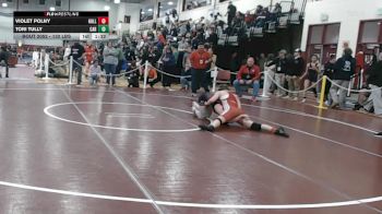 132 lbs Semifinal - Violet Polny, Holliston vs Tori Tully, Carver