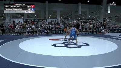 61 lbs Cons. Round 6 - Nico Megaludis, Pitt WC/ Titan Mercury Wrestling Club (TMWC) vs Nathan Tomasello, West Coast RTC/ Titan Mercury Wrestling Club (TMWC)