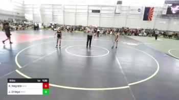 90 lbs Rr Rnd 1 - Kobe Negrete, Misfits vs Jeremiah Ortega, Nm Gold