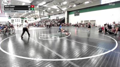70-77 lbs Round 2 - Beau Corby, Greater Heights Wrestling vs Nash Dake, Bobcat Wrestling