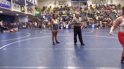200 lbs Consy 5 - Cheyleigh Gruver, Redbank Valley vs Madison Noel, Kiski Area
