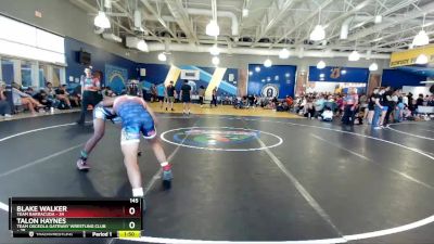 145 lbs Semis & Wb (16 Team) - Blake Walker, Team Barracuda vs Talon Haynes, Team Osceola Gateway Wrestling Club