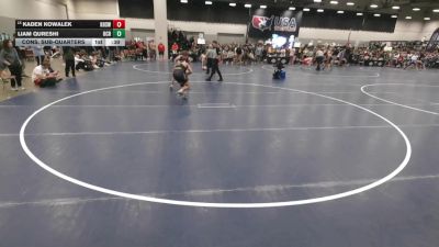126 lbs Cons. Sub-quarters - Kaden Kowalek, Kearney High School Wrestling vs Liam Qureshi, Orange County RTC