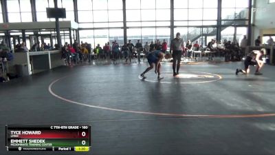 160 lbs Round 2 - Emmett Shedek, McDominate Training Center vs Tyce Howard, LMWC