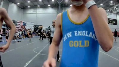 110 lbs Round 3 (4 Team) - Ben Bolduc, New England Gold vs Imran Sernack, EsteBuilt WC