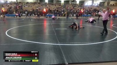 80 lbs Semifinal - Isaiah Earls, Spartan Wrestling Club vs Jericho Shearon, Blackman Wrestling Club