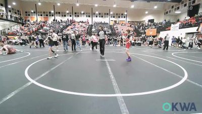 76 lbs 5th Place - Rylan Jenkins, Fort Gibson Youth Wrestling vs Pete Shyers, Miami Takedown Club