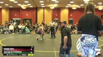 90 lbs Round 3 (6 Team) - Brooklyn Munkberg, MN ALL Star vs Kassie Sapp, MI Queen Of The Mats