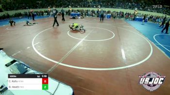 100 lbs Round Of 16 - Connor Kelly, Hennessey Takedown Club vs Braden Heath, Piedmont