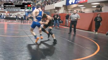 A - 165 lbs Champ. Round 1 - Castin Borkholder, Corvallis vs Sam Koyama, Hardin