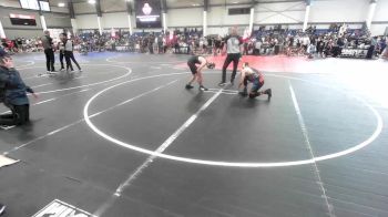 114 lbs Rr Rnd 1 - Gavin Worthington, Quad City Warriors vs Jaxon Powell, Rough House WC