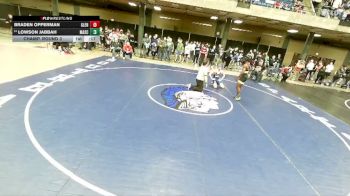 138 lbs Champ. Round 3 - Lowson Jabbah, Rock Island vs Braden Opperman, Pontiac