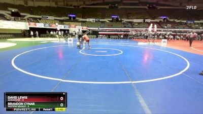 120 lbs Finals (2 Team) - Brandon Cynar, Western Branch vs David Lewis, Gloucester