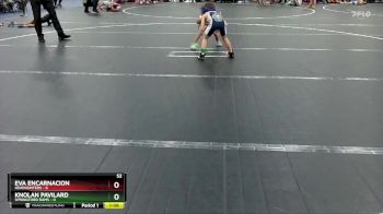 52 lbs Placement (4 Team) - Eva Encarnacion, Headhunters vs Knolan Pavilard, Springford Rams