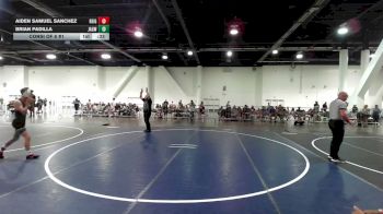 109 lbs Consi Of 8 #1 - Aiden Samuel Sanchez, Reign WC vs Brian Padilla, JagWay
