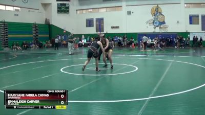 140 lbs Cons. Round 1 - MaryJane Fabela Chivas, Southridge vs Emmaleigh Carver, St. Helens