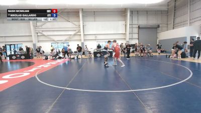 190 lbs Cons. Sub-quarters - Nash McMilian, Hawk Wrestling Club vs Nikolas Gallardo, ATC
