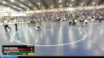 113 lbs Cons. Round 3 - Gage Anderson, Wasatch Wrestling Club vs Kelton Reynolds, Blackfoot