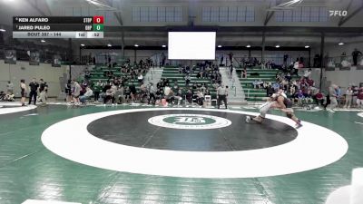 144 lbs Cons. Round 2 - Jared Puleo, Don Bosco Prep vs Ken Alfaro, St. Benedict`s Prep
