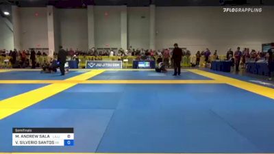 MICHAEL ANDREW SALAZAR vs VICTOR SILVERIO SANTOS 2021 American National IBJJF Jiu-Jitsu Championship