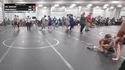 113 lbs Round 2 (10 Team) - Koy Mehlert, Team Shutt vs Ryan Bozelli, Savage WA White