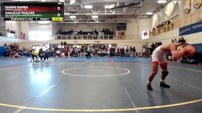 149 lbs Quarterfinals (16 Team) - Hakuilua Paaluhi, Southwestern Oregon Community College vs Shawn Bamba, Cowley College