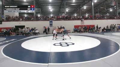 70 kg Champ. Rd Of 128 - Noah Gregory, Southeastern Wrestling Club vs Anderson Heap, CLT Regional Training Center