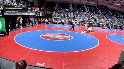 2A-165 lbs Champ. Round 1 - BLAKE GRIFFIN, North Murray vs Harrison Carnine, Cook