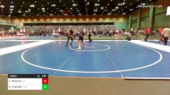 220 lbs Round Of 32 - Corey Monroe, Choctaw vs Angel Fuentes, Payson