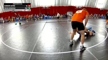 132 lbs Round 3 (8 Team) - Carson Alper, Vernon Hills vs Devin Winston, Franklin Central Flashes B