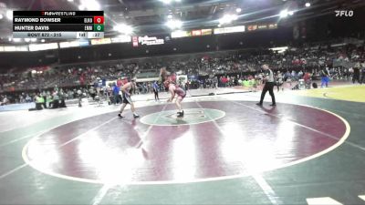 215 lbs Cons. Round 2 - Raymond Bowser, Elko vs Hunter Davis, Emmett