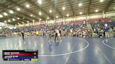 175 lbs Placement (16 Team) - Brody Buzzard, Oregon 1 vs Jackson Blair, New Mexico 1