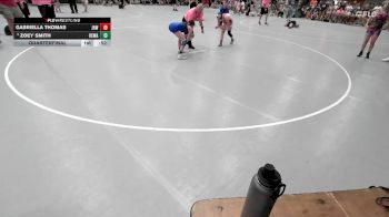 112-122 lbs Quarterfinal - Zoey Smith, QJHS vs Gabriella Thomas, Jacksonville Area Wrestling