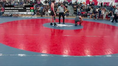 175 lbs Champ. Round 1 - Brayden Pamuki, Shelton vs Jairus Joph (j.j.) Oraya, Black Hills