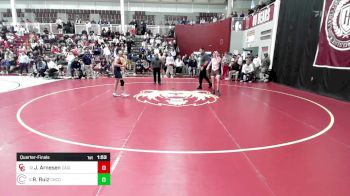 120 lbs Quarterfinal - Jake Arnesen, Cardinal Gibbons vs Rocco Ruiz, Christopher Columbus