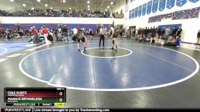 138 lbs Cons. Round 2 - Cole Kuntz, Mountain Home vs Magnus Bryngelson, Potlatch