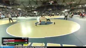 2A 170 lbs Cons. Round 2 - Jonah Mckamey, Clarkston vs Patrick Mather, Lynden