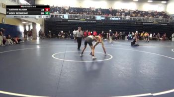 125 lbs Champ. Round 2 - Nathan Kaiser, Lemoore College vs Kory Resheske, Shasta College