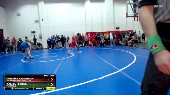 138 lbs Champ. Round 2 - Kal-El Tewell, Plainfield vs Chistian Anderson, Southport Wrestling Club